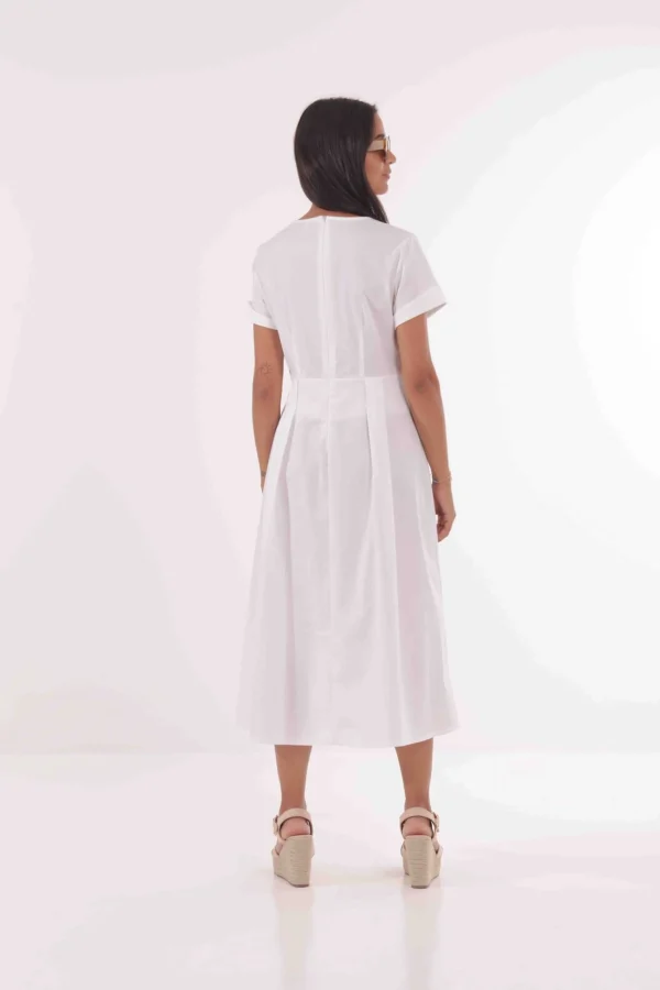 Fashion Abito Longuette in Cotone di Mimì-Muà Donna Abiti