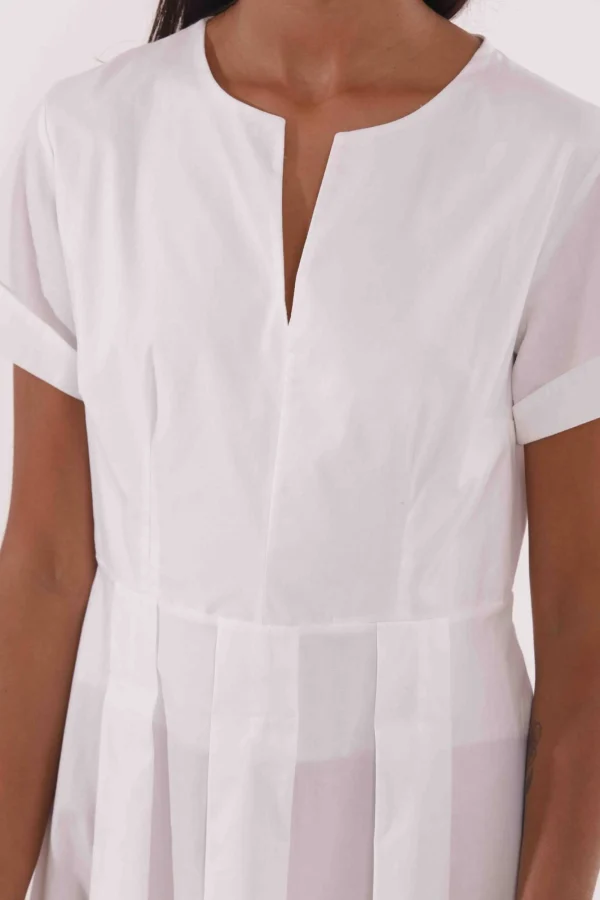 Fashion Abito Longuette in Cotone di Mimì-Muà Donna Abiti