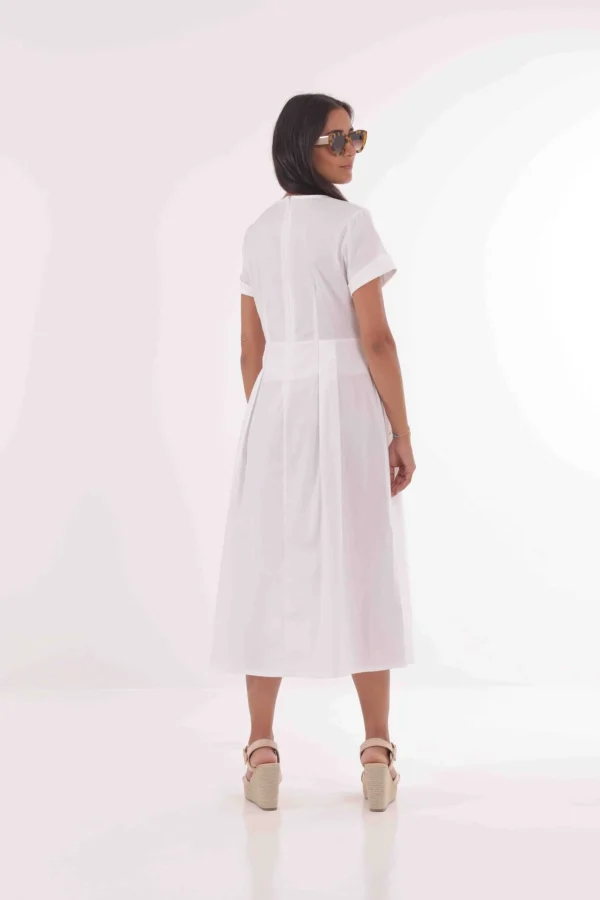 Fashion Abito Longuette in Cotone di Mimì-Muà Donna Abiti