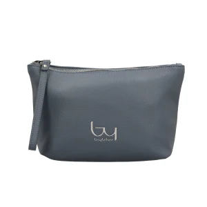 Hot Beauty in ecopelle con zip e logo frontale Donna Beauty Case