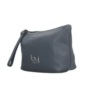 Hot Beauty in ecopelle con zip e logo frontale Donna Beauty Case