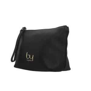 Hot Beauty in ecopelle con zip e logo frontale Donna Beauty Case
