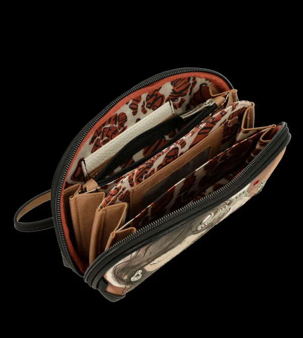 Fashion Beauty case compatto con zip e design originale Donna Beauty Case