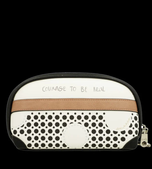 Fashion Beauty case compatto con zip e design originale Donna Beauty Case
