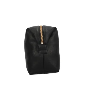 New Beauty Case Donna con Logo in Metallo e Chiusura Zip Donna Beauty Case