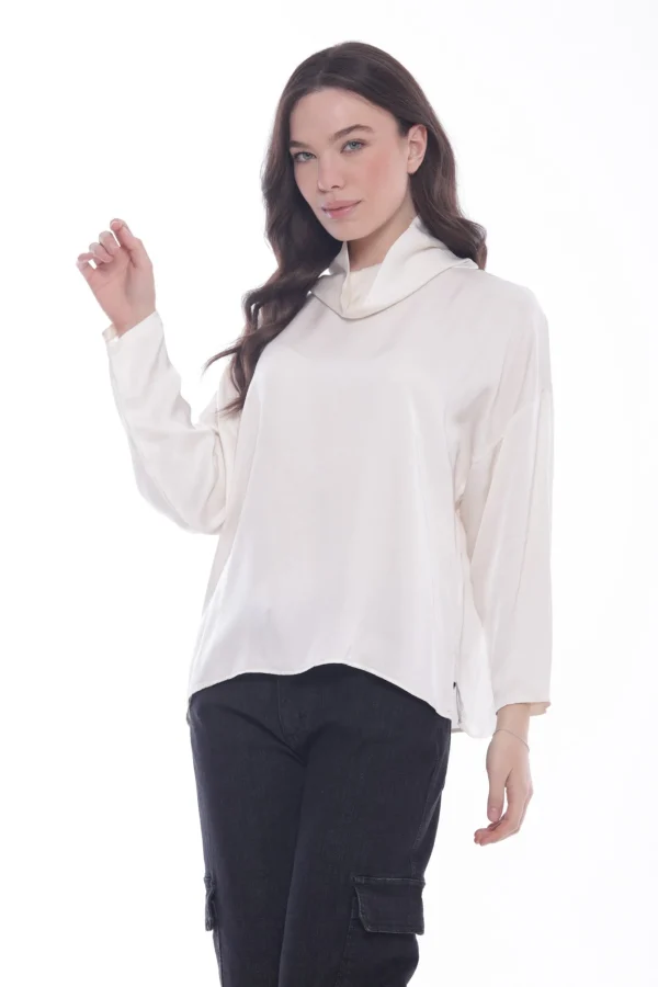 Best Blusa Mimi Mua con collo alto avvolgente Donna Felpe