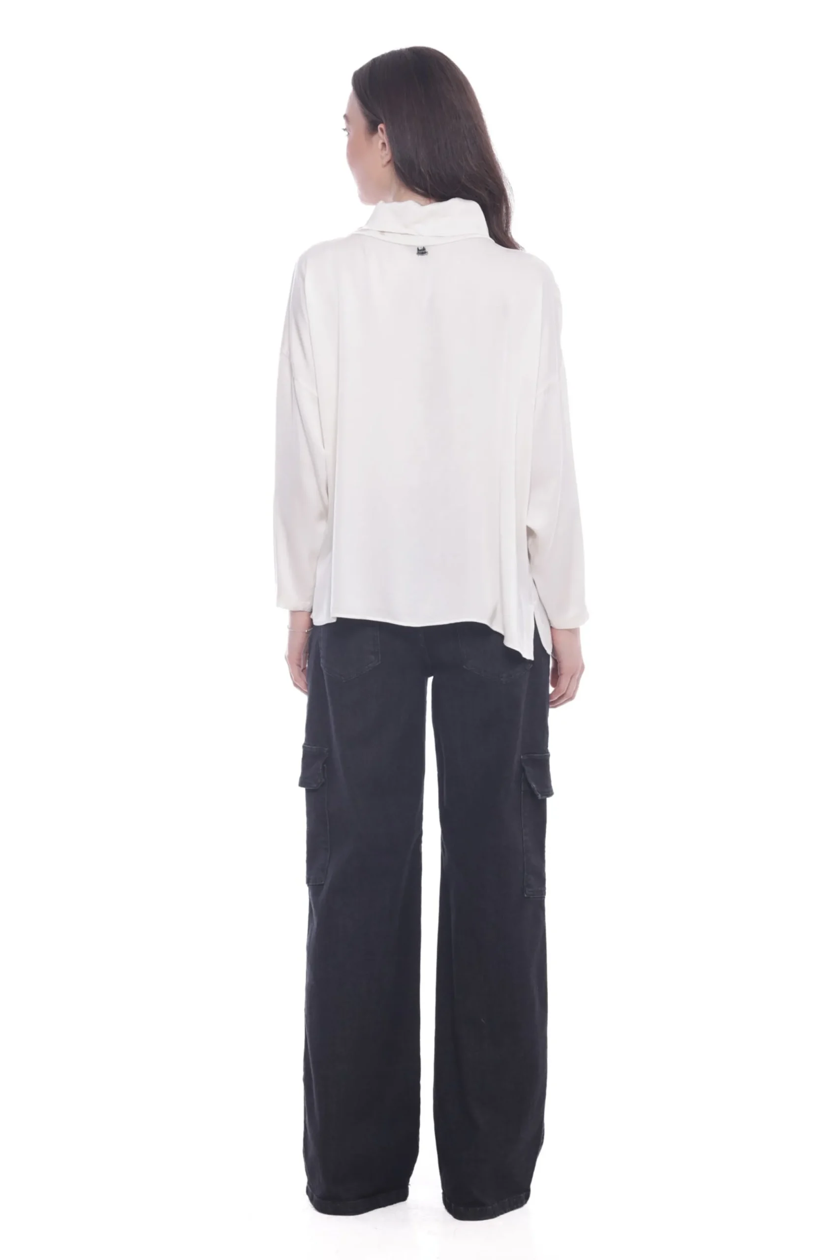 blusa_mimi_mua_con_collo__3.webp Best Blusa Mimi Mua con collo alto avvolgente Donna Felpe
