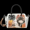 Best Borsa a mano con dettagli traforati e design artistico Donna Borse A Mano