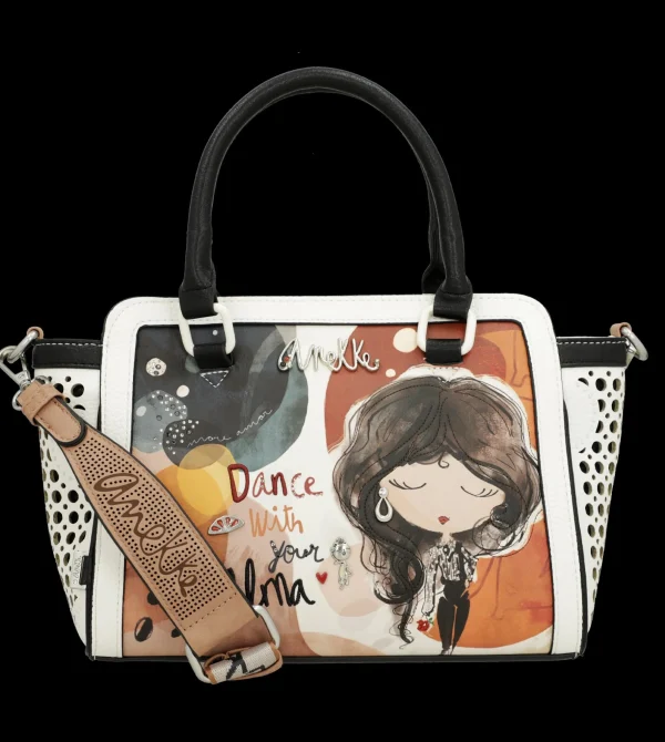 Best Borsa a mano con dettagli traforati e design artistico Donna Borse A Mano