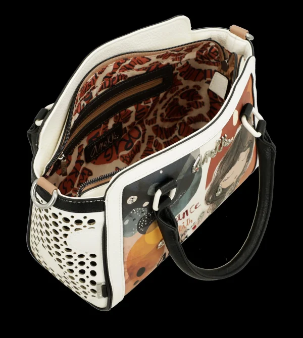 Best Borsa a mano con dettagli traforati e design artistico Donna Borse A Mano