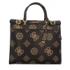 Clearance Borsa a Mano Elegante in Tinta Chiara con Monogramma Donna Borse A Mano
