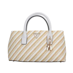 Discount Borsa a mano con effetto intrecciato e charm decorativo Donna Borse A Mano