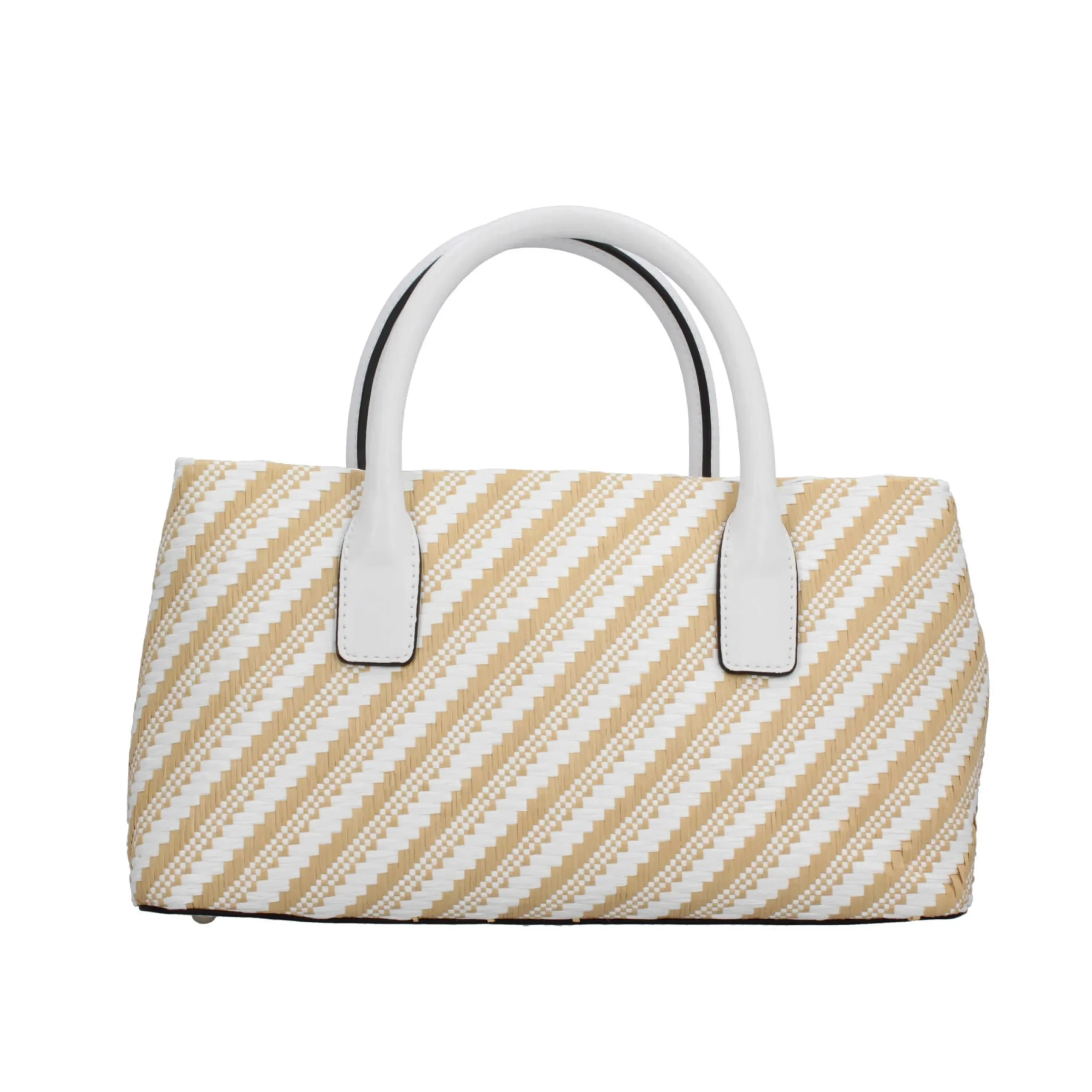 borsa_a_mano_guess_con_ef_7.webp Discount Borsa a mano con effetto intrecciato e charm decorativo Donna Borse A Mano