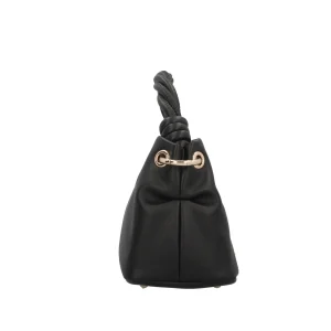 Hot Borsa a mano con manico intrecciato e logo in metallo Donna Borse A Mano