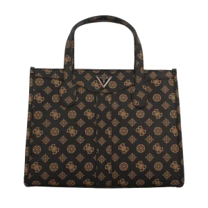 Sale Borsa a Mano con Stampa Logo All Over Donna Borse A Mano