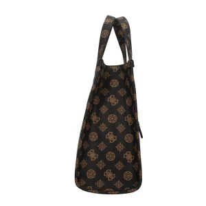 Sale Borsa a Mano con Stampa Logo All Over Donna Borse A Mano