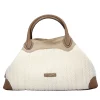Fashion Borsa a mano in camoscio e lana Donna Borse A Mano
