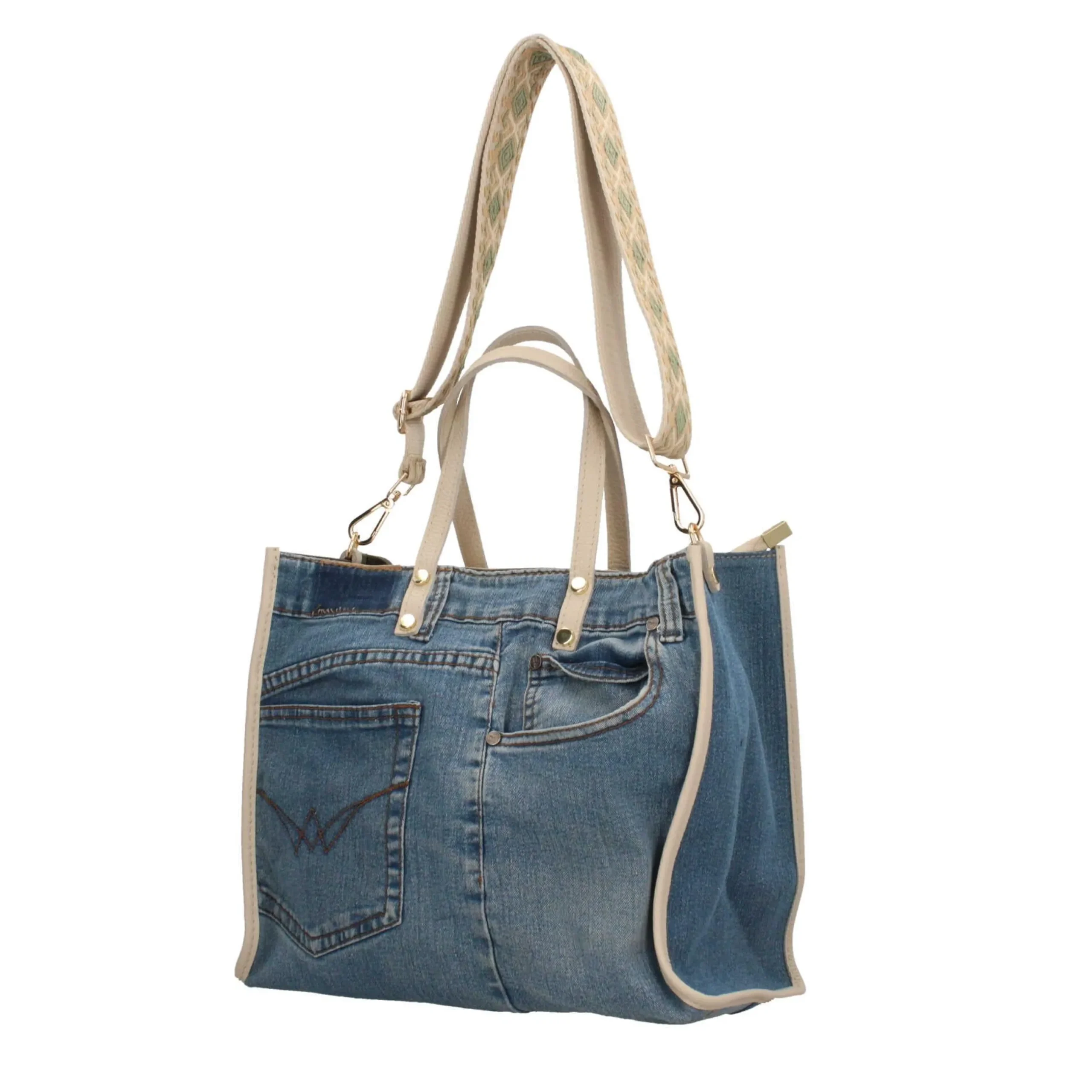 borsa_a_mano_in_denim_mad_1.webp Outlet Borsa a mano in Denim Donna Borse A Mano