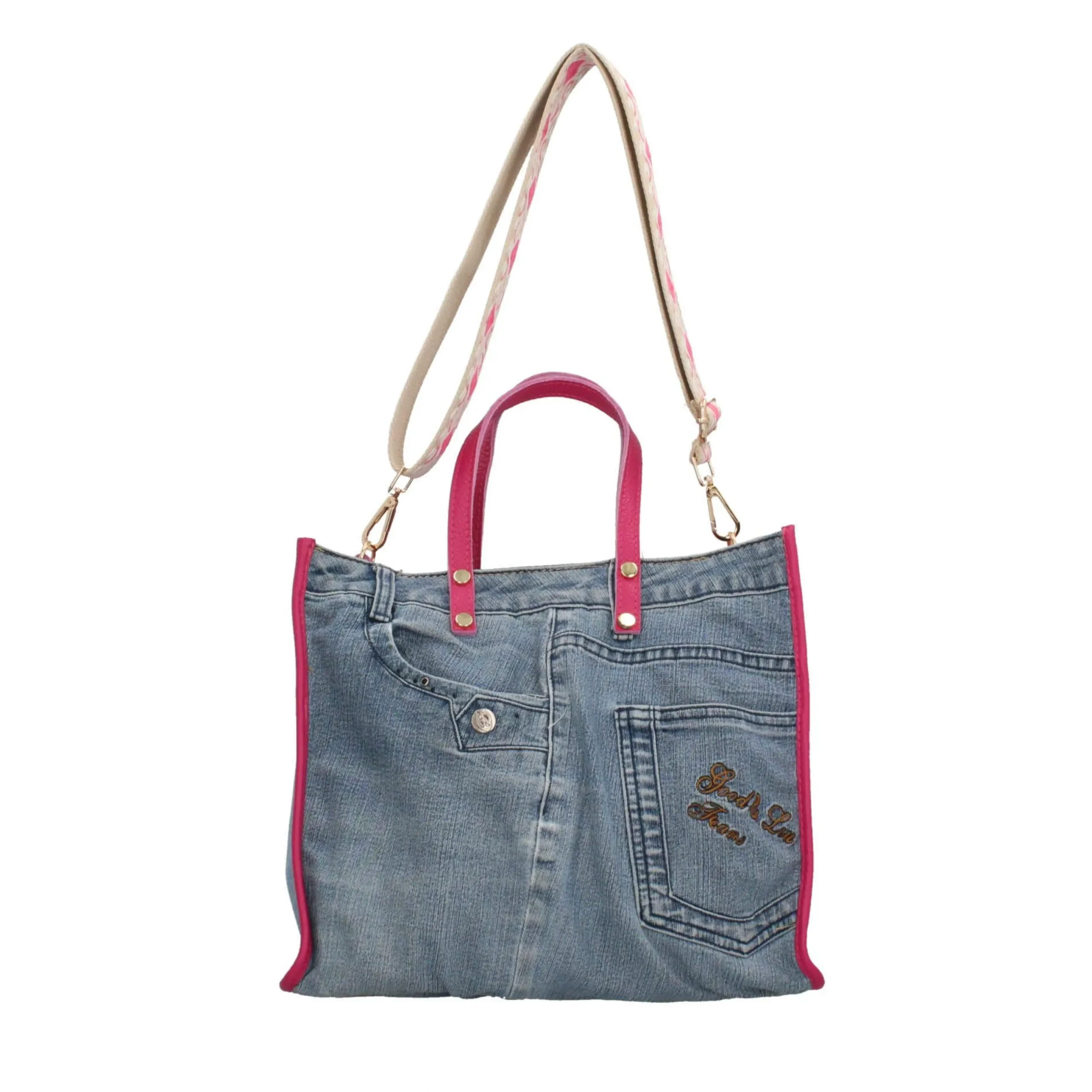 borsa_a_mano_in_denim_mad_5.webp Outlet Borsa a mano in Denim Donna Borse A Mano