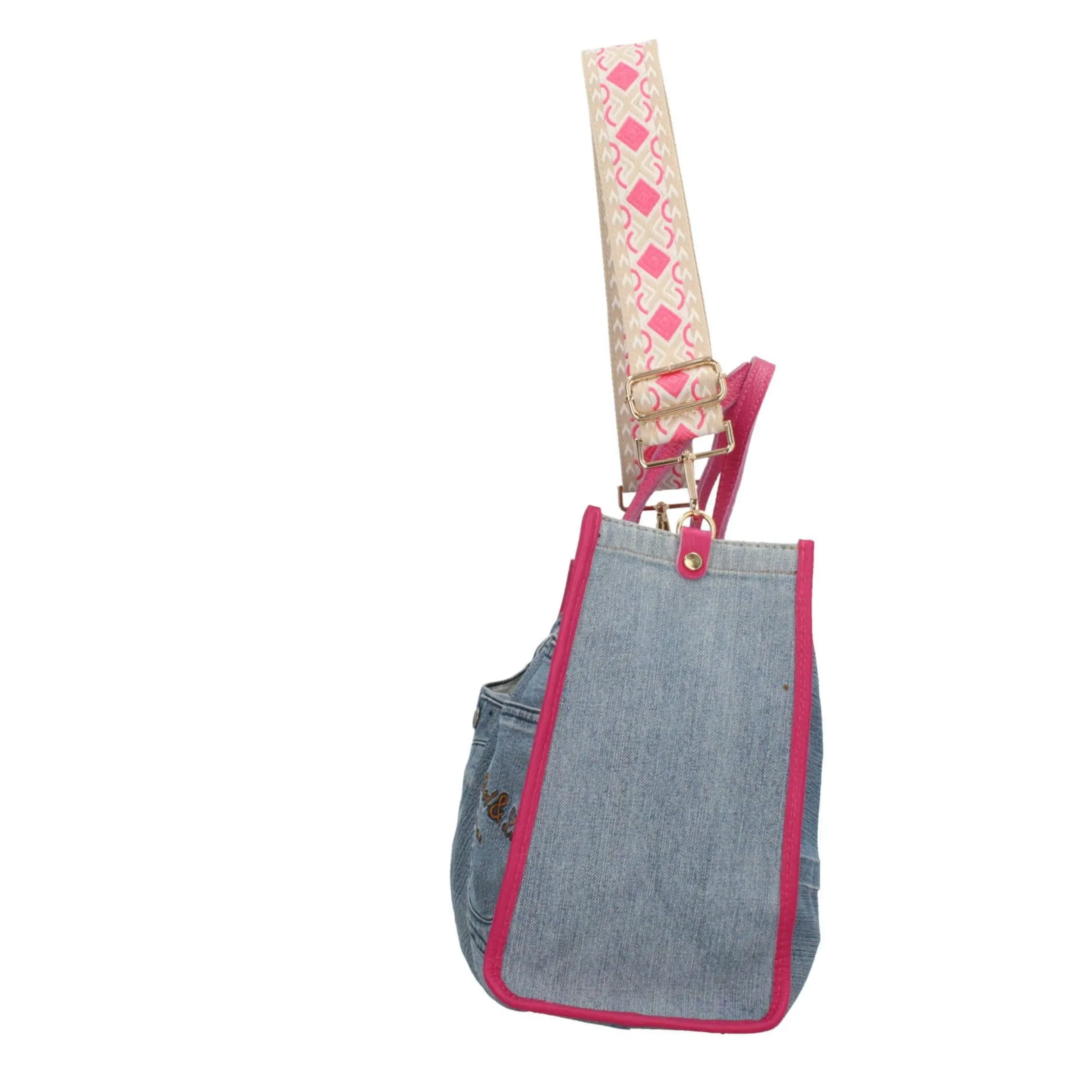 borsa_a_mano_in_denim_mad_7.webp Outlet Borsa a mano in Denim Donna Borse A Mano
