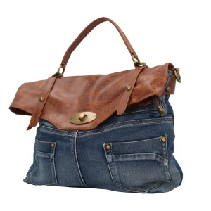 New Borsa a mano in jeans Donna Borse A Mano