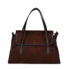 Best Borsa a mano in pelle scamosciata Donna Borse A Mano