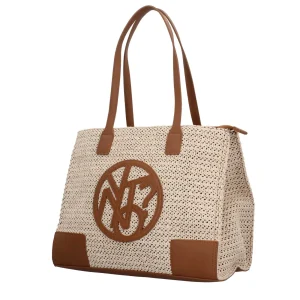 Clearance Borsa a mano Y Not in tessuto intrecciato con dettagli in ecopelle Donna Borse Mare