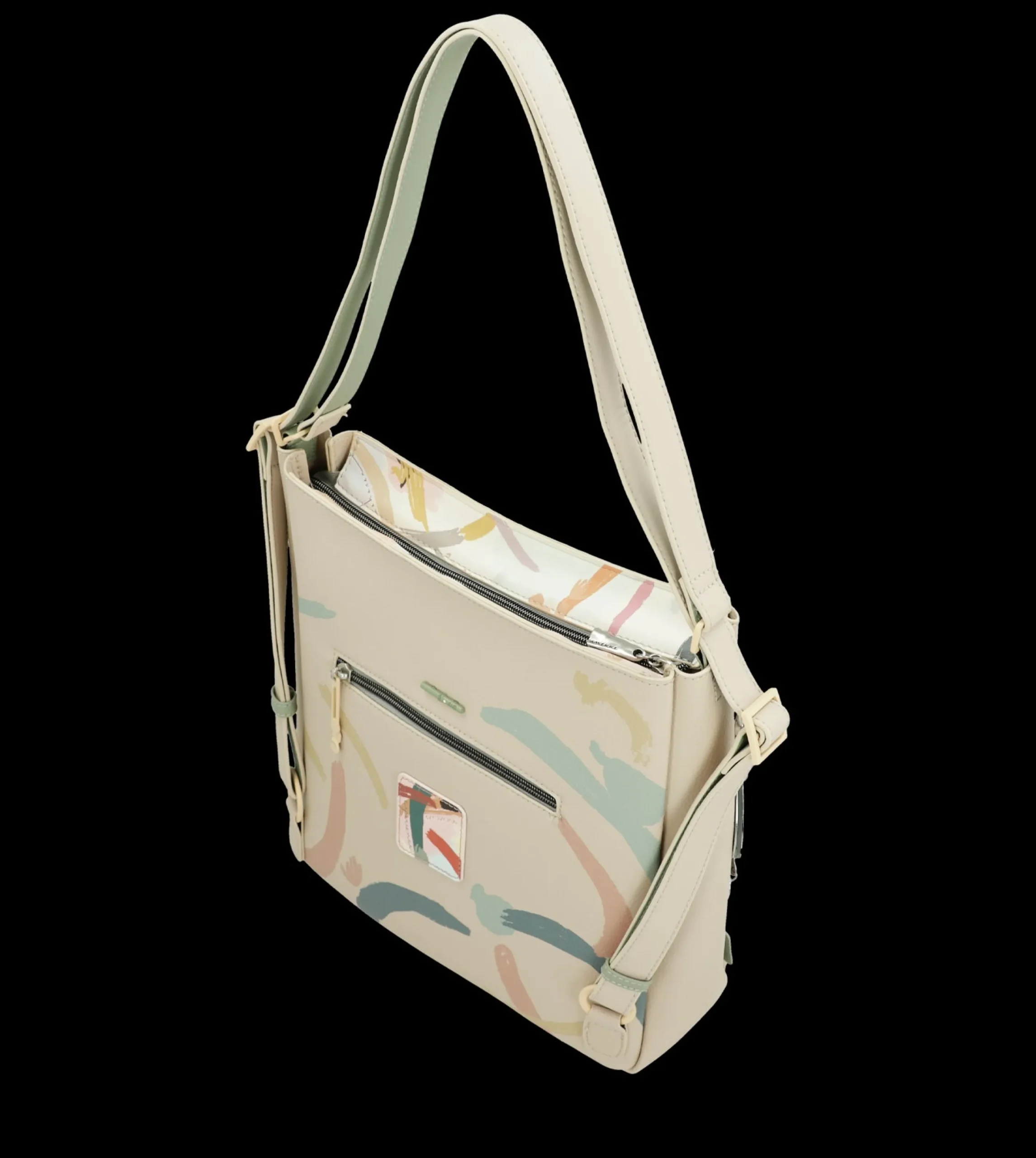 borsa_a_spalla_anekke_con_4.webp Fashion Borsa a spalla con incisioni artistiche e charm decorativo Donna Borse A Spalla