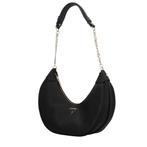 Hot Borsa a Spalla con Dettagli a Catena e Logo Donna Borse A Spalla