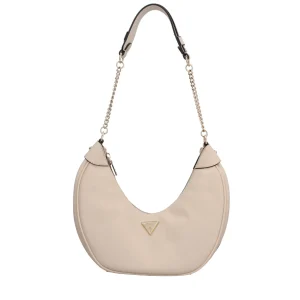 Hot Borsa a Spalla con Dettagli a Catena e Logo Donna Borse A Spalla