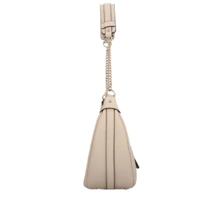 Hot Borsa a Spalla con Dettagli a Catena e Logo Donna Borse A Spalla