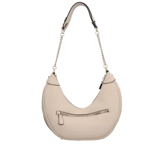 Hot Borsa a Spalla con Dettagli a Catena e Logo Donna Borse A Spalla