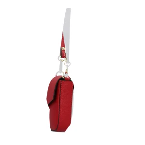 Online Borsa a spalla in pelle con tracolla regolabile Donna Borse A Spalla