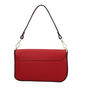Online Borsa a spalla in pelle con tracolla regolabile Donna Borse A Spalla