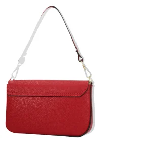 Online Borsa a spalla in pelle con tracolla regolabile Donna Borse A Spalla