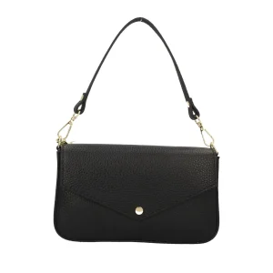 Online Borsa a spalla in pelle con tracolla regolabile Donna Borse A Spalla