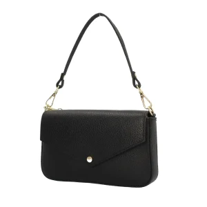 Online Borsa a spalla in pelle con tracolla regolabile Donna Borse A Spalla