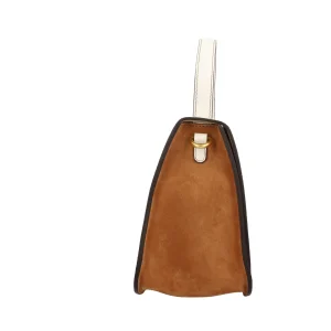 Hot Borsa a spalla in pelle e camoscio Donna Borse A Spalla