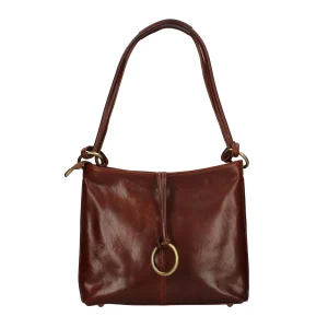 Hot Borsa a spalla in vera pelle Donna Borse A Spalla