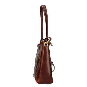 Hot Borsa a spalla in vera pelle Donna Borse A Spalla