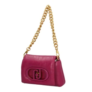 Outlet Borsa a Spalla in Pelle con Catena Donna Borse A Spalla