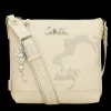 Fashion Borsa a tracolla con dettagli traforati e charm Donna Borse A Tracolla