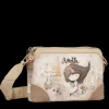 Outlet Borsa a tracolla compatta e raffinata con illustrazione esclusiva Donna Borse A Tracolla