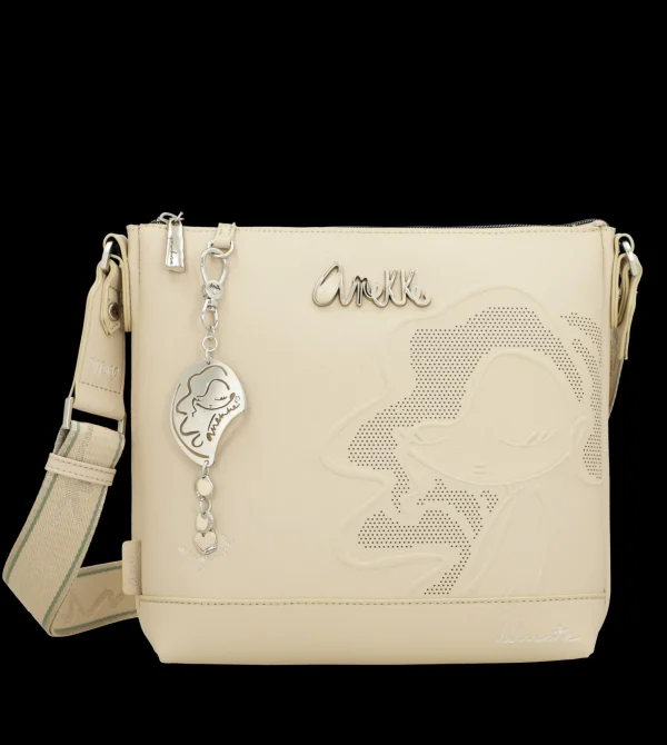 Fashion Borsa a tracolla con dettagli traforati e charm Donna Borse A Tracolla