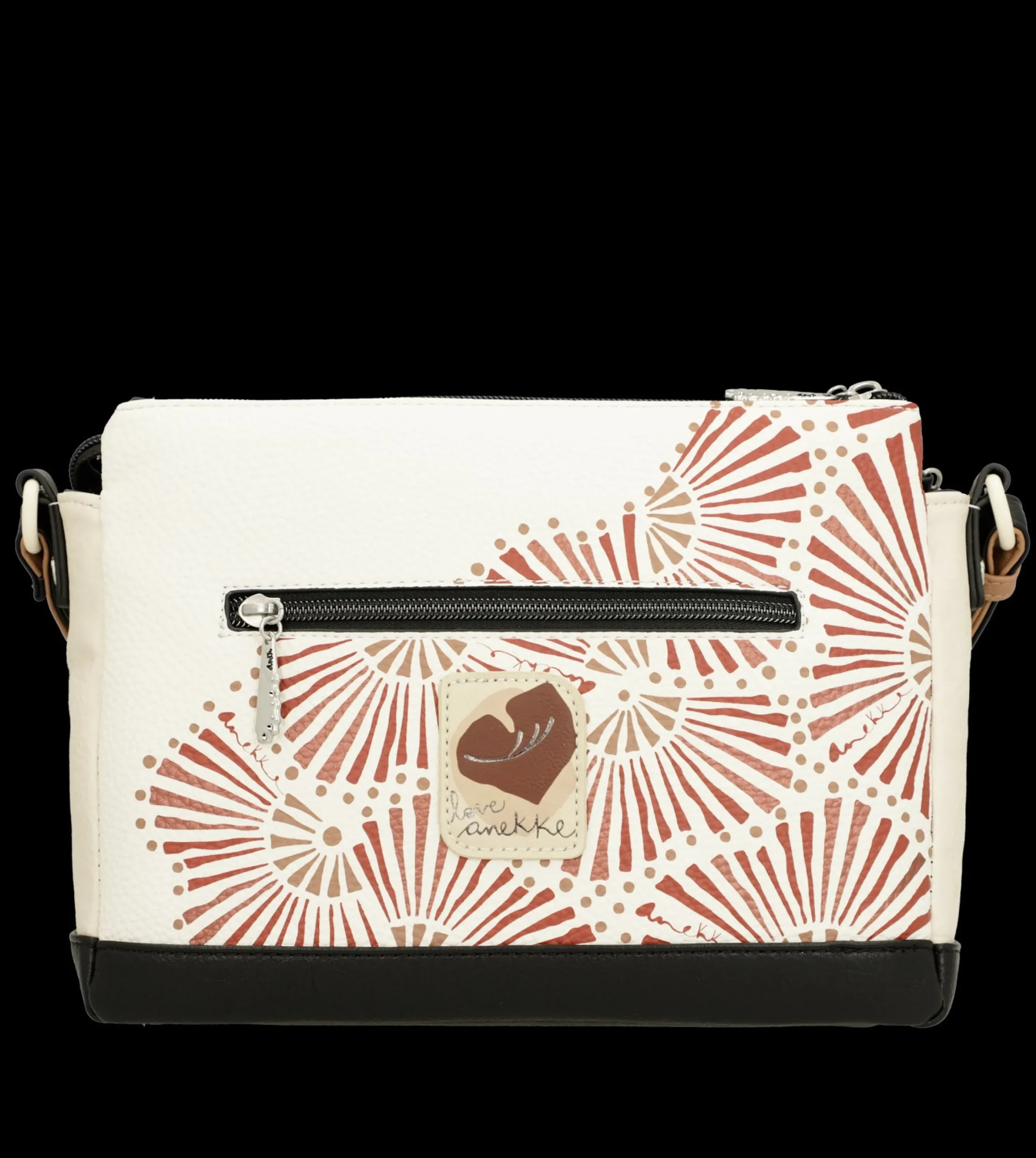 borsa_a_tracolla_anekke_c_2-4.webp Outlet Borsa a tracolla compatta con stampa artistica e dettagli raffinati Donna Borse A Tracolla