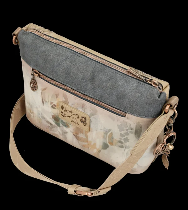Fashion Borsa a tracolla compatta ed elegante con dettagli floreali Donna Borse A Tracolla