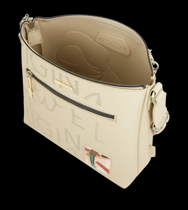Fashion Borsa a tracolla con dettagli traforati e charm Donna Borse A Tracolla