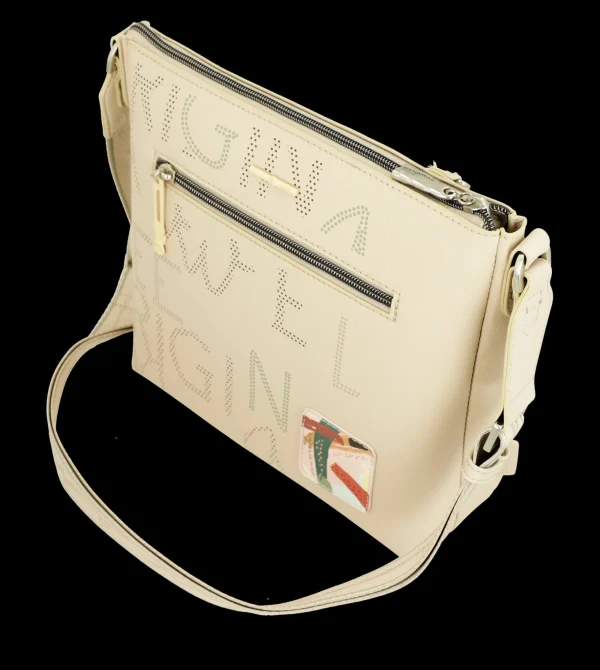 Fashion Borsa a tracolla con dettagli traforati e charm Donna Borse A Tracolla