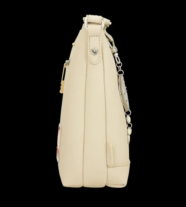 Fashion Borsa a tracolla con dettagli traforati e charm Donna Borse A Tracolla