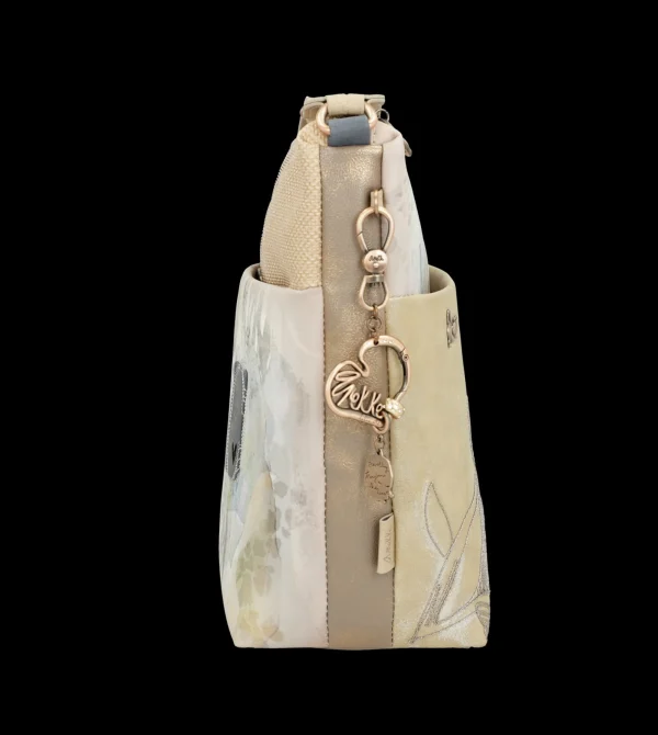 Fashion Borsa a tracolla elegante e capiente con dettagli ricamati Donna Borse A Tracolla